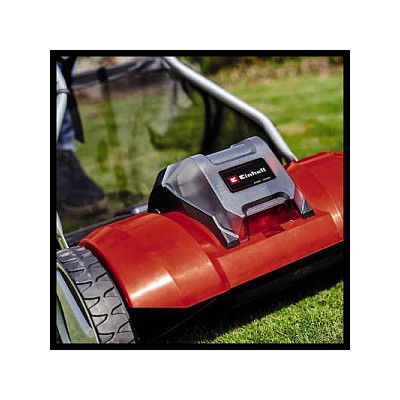 Einhell GE-HM 18/38 Li-Solo Cortacésped Manual a Batería 18V, Ancho de Corte 38 cm, 4 Posiciones de Altura, Bolsa Recogedor 45L