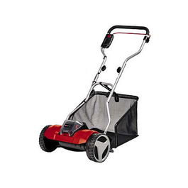 Einhell GE-HM 18/38 Li-Solo Cortacésped Manual a Batería 18V, Ancho de Corte 38 cm, 4 Posiciones de Altura, Bolsa Recogedor 45L