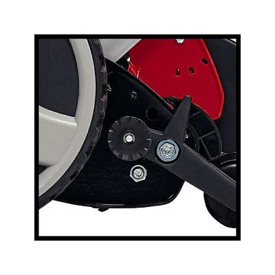 Einhell GE-HM 18/38 Li-Solo Cortacésped Manual a Batería 18V, Ancho de Corte 38 cm, 4 Posiciones de Altura, Bolsa Recogedor 45L