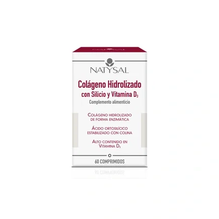 NATYSAL Colágeno Hidrolizado con Silicio y Vitamina D3 60 Comprimidos