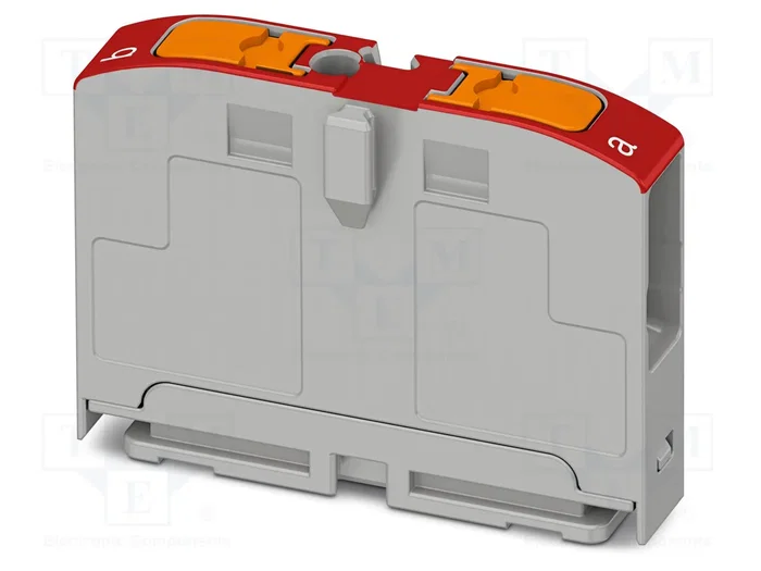 PHOENIX CONTACT PTVFIX 2X2,5 RD Conector de carril rojo PHOENIX CONTACT PTVFIX 2X2,5 RD Conector de carril rojo