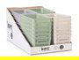 Kipit Caja Soporte Extensible Pequeña Surtidos Color Plástico 28.5 x 16.5 x 11.5 cm Beige Gris Verde 3.8 L (Set de 24)