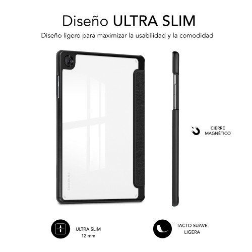 Subblim Clear Shock Case para Samsung Galaxy Tab A11+ 11 Pulgadas, Negro