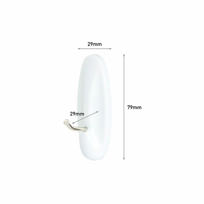 3M Command Gancho Punta Metálica Mediano Blanco 3M Command Gancho Punta Metálica Mediano Blanco