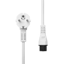 MicroConnect PE010830W Cable de Alimentación Schuko Acodado C5 3m Blanco