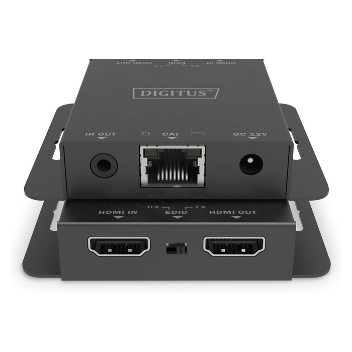 Digitus Extensor HDMI USB 70m 4K Schwarz