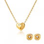 Conjunto Collar y Pendientes Mujer One Jewels OJSET23G Dorado