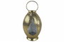 DKD Home Decor Portavelas Metal y Cristal Dorado