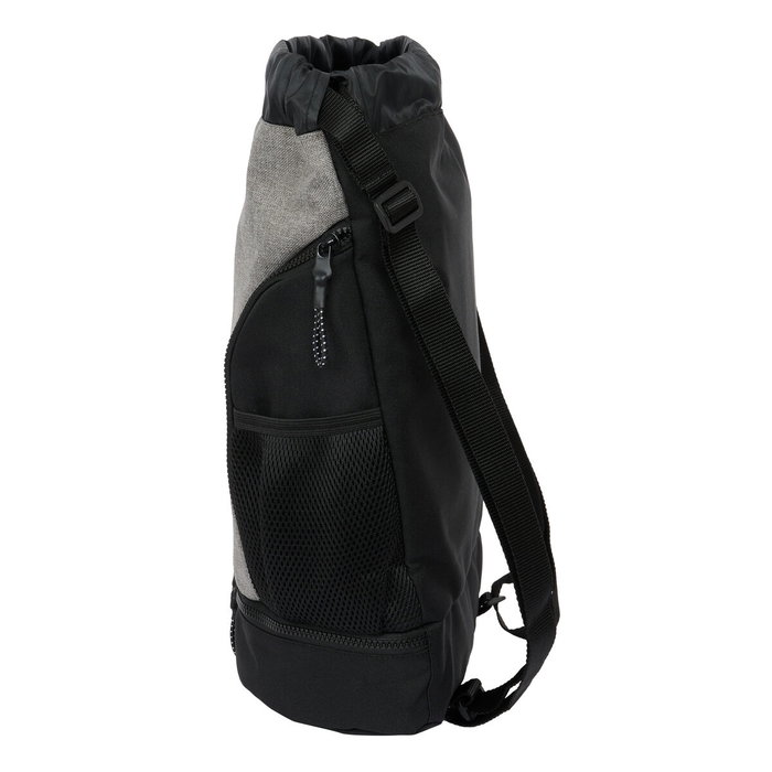 Mochila Saco Infantil Eckō Unltd. Rhino Negro Gris 35 x 40 x 1 cm Mochila Saco Infantil Eckō Unltd. Rhino Negro Gris 35 x 40 x 1 cm