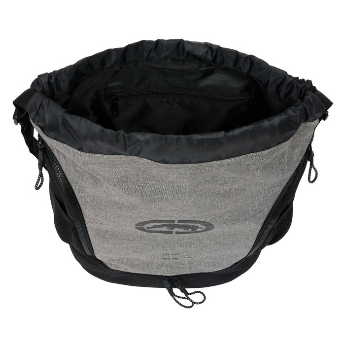 Mochila Saco Infantil Eckō Unltd. Rhino Negro Gris 35 x 40 x 1 cm Mochila Saco Infantil Eckō Unltd. Rhino Negro Gris 35 x 40 x 1 cm