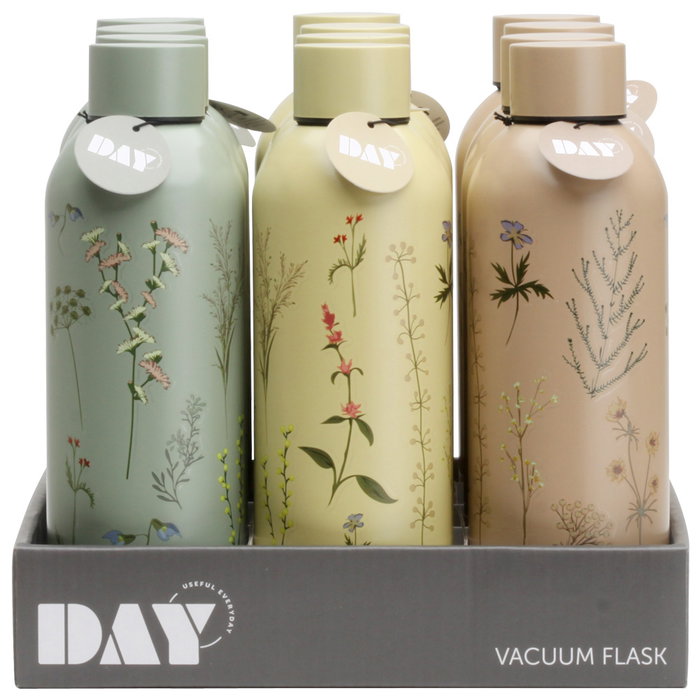 Day Termo Botella 500 Ml Arena Natural, Verde Musgo, Amarillo Arena Altura 22,5 cm Day Termo Botella 500 Ml Arena Natural, Verde Musgo, Amarillo Arena Altura 22,5 cm