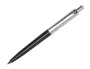 Q-connect Bolígrafo Premium Metálico Retráctil con Clip, Negro, Punta 1 mm, Trazo 0.7 mm, Recargable