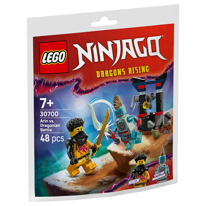 LEGO NINJAGO Arin vs. Dragonoide 30700 Polibag, Juego de Construcción de 48 Piezas para Niños de 7+ Años