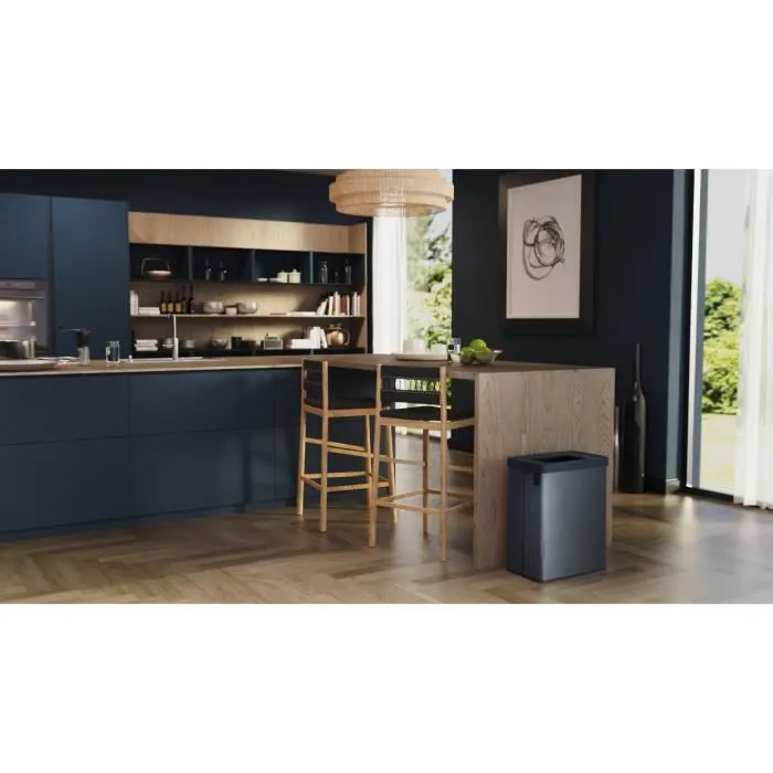 Curver VERTO Papelera de reciclaje, 54 L, Azul Perla Curver VERTO Papelera de reciclaje, 54 L, Azul Perla