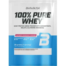 BIOTECHUSA 100% Pure Whey Protein Concentrado Sabor Galleta Negra - 28 g