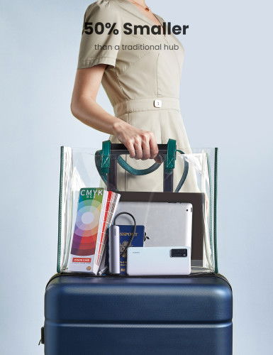 UGREEN 10919 Base para Portátil y Replicador de Puertos, USB 3.2 Gen 1 Type-C, Gris UGREEN 10919 Base para Portátil y Replicador de Puertos, USB 3.2 Gen 1 Type-C, Gris