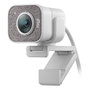 Logitech StreamCam Webcam Full HD 1080p/60fps, Blanco, con Autofoco, Micrófonos Estéreo y Clip