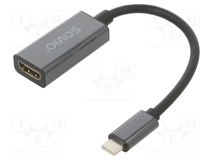 SAVIO Adaptador HDMI tomacorriente y USB C enchufe 4K UHD 2160p SAVIO Adaptador HDMI tomacorriente y USB C enchufe 4K UHD 2160p