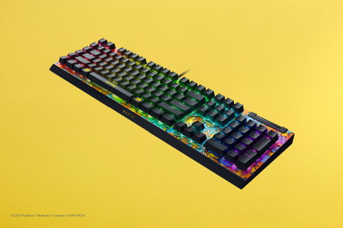 Razer RZ03-04704200-R3M1 Teclado BlackWidow V4 X Green Switch Pokemon Kanto Starters US Layout RGB