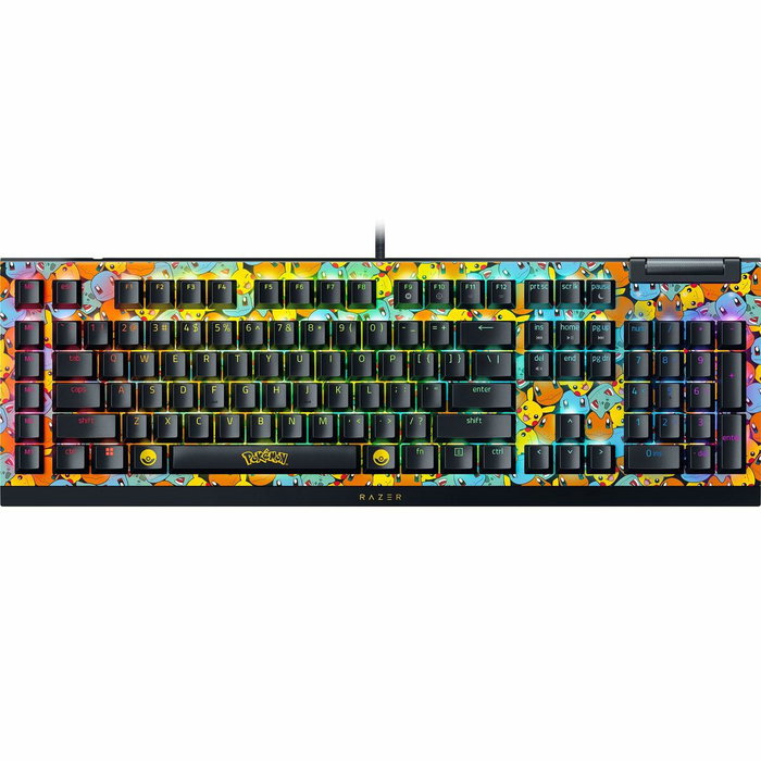 Razer BlackWidow V4 X Pokémon Kanto Starters con Interruptores Razer Green (US Layout)