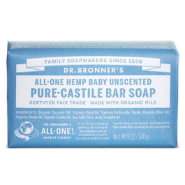 Dr. Bronner's Jabón en Pastilla Baby-Mild Neutral 140g