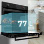 Cecotec Bolero Hexa C126000 Black A Horno Integrable 77 L