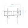 TooQ Soporte de Pared Inclinable LP4391T-B para TV de 43-90 pulgadas