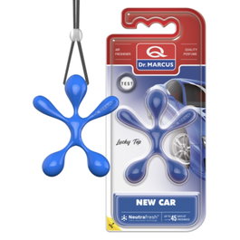Dr. Marcus Ambientador Lucky Top New Car DRM0662, Amuleto Perfumado para Coche, Fragancia de Larga Duración y Suerte