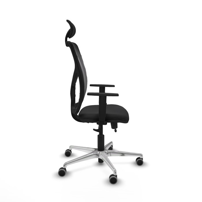 PIQUERAS Y CRESPO Silla de oficina Motilla con mecanismo Sincro/Traslack, Negro PIQUERAS Y CRESPO Silla de oficina Motilla con mecanismo Sincro/Traslack, Negro