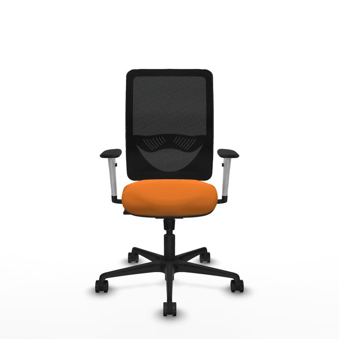 PIQUERAS Y CRESPO Silla de oficina Zulema Naranja y Negro PIQUERAS Y CRESPO Silla de oficina Zulema Naranja y Negro