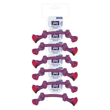 Nayeco Ristra Cuerda Dental Bicolor Rosa 35 cm (Set de 6) Juguete para Perros Hilo Resistente Higiene Dental Nayeco Ristra Cuerda Dental Bicolor Rosa 35 cm (Set de 6) Juguete para Perros Hilo Resistente Higiene Dental