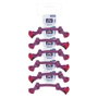 Nayeco Ristra Cuerda Dental Bicolor Rosa 35 cm (Set de 6) Juguete para Perros Hilo Resistente Higiene Dental