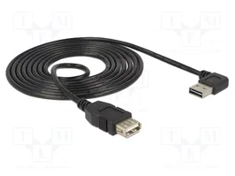 DeLOCK Cable de extensión USB 2.0 con conector EASY-USB reversible de 1 m