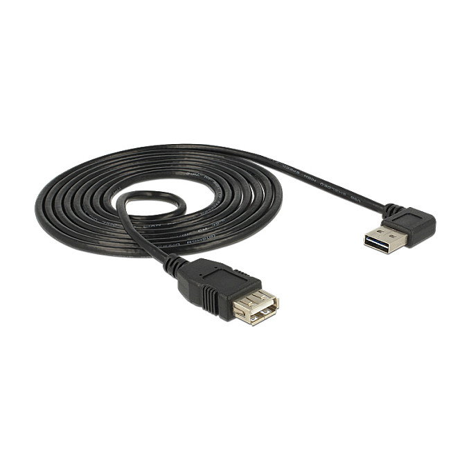 DeLOCK Cable de Extensión EASY-USB 2.0 USB-A a USB-A 1m Negro DeLOCK Cable de Extensión EASY-USB 2.0 USB-A a USB-A 1m Negro