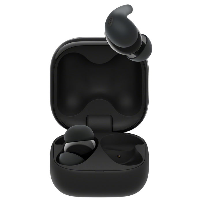 SONY LinkBuds Fit WFLS910NB - Auriculares True Wireless Intraaurales Negro con Cancelación de Ruido Híbrida, IPX4, Bluetooth 5.3, Google Assistant/Apple Siri y Carga Rápida