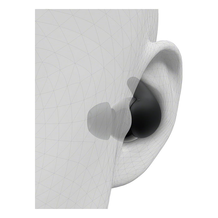 SONY LinkBuds Fit WFLS910NB - Auriculares True Wireless Intraaurales Negro con Cancelación de Ruido Híbrida, IPX4, Bluetooth 5.3, Google Assistant/Apple Siri y Carga Rápida