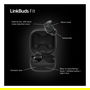 SONY LinkBuds Fit WFLS910NB - Auriculares True Wireless Intraaurales Negro con Cancelación de Ruido Híbrida, IPX4, Bluetooth 5.3, Google Assistant/Apple Siri y Carga Rápida
