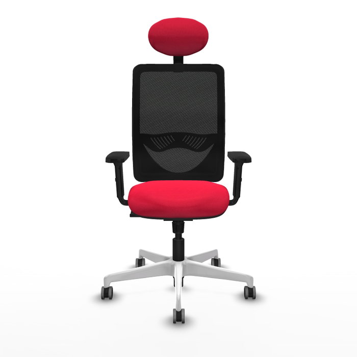 PIQUERAS Y CRESPO Silla de oficina Zulema con mecanismo Sincro Rojo y Negro PIQUERAS Y CRESPO Silla de oficina Zulema con mecanismo Sincro Rojo y Negro