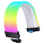Lian Li Strimer Wireless Cable de extensión para GPU 12+4-pin (12V-2X6) ARGB Wide Black, transparente