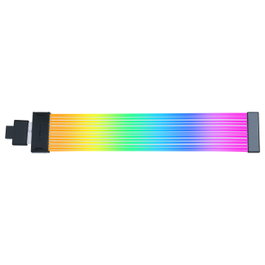Lian Li Strimer Wireless Cable de extensión para GPU 12+4-pin (12V-2X6) ARGB Wide Black, transparente