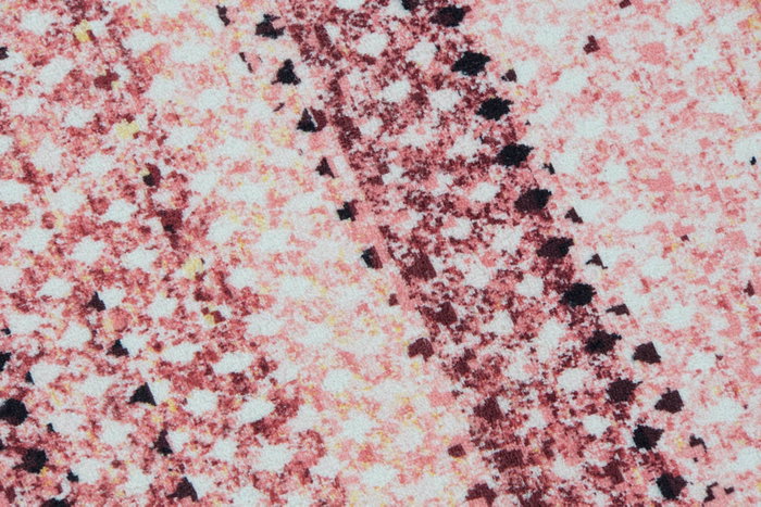 DKD Home Decor Alfombra de Poliéster Rosa 60x240x0,7 cm DKD Home Decor Alfombra de Poliéster Rosa 60x240x0,7 cm
