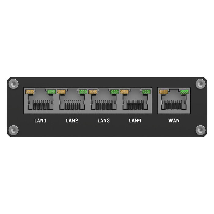 Teltonika Router Industrial RUT301 para Móvil y Ethernet LAN (EU) - Negro, Aluminio, 9-30V, RMS, -40 a 75°C
