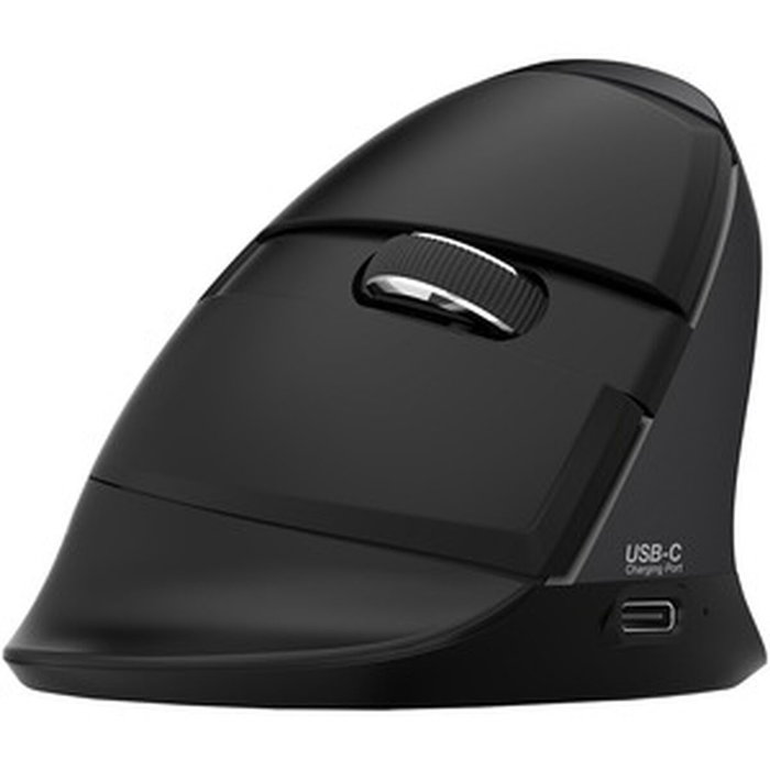 Urban Factory Ratón Ergonómico Inalámbrico Bluetooth Diestro Recargable