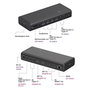 ICY BOX Docking Station IB-DK7401-CU31 Multi, USB-C 3.2 Gen 2, 8K 144Hz, 4x USB-A 3.2, 4x USB-C PD 140W, Ethernet 2.5Gb, HDMI, DisplayPort, Lector SD, Negro