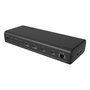 ICY BOX Docking Station IB-DK7401-CU31 Multi, USB-C 3.2 Gen 2, 8K 144Hz, 4x USB-A 3.2, 4x USB-C PD 140W, Ethernet 2.5Gb, HDMI, DisplayPort, Lector SD, Negro