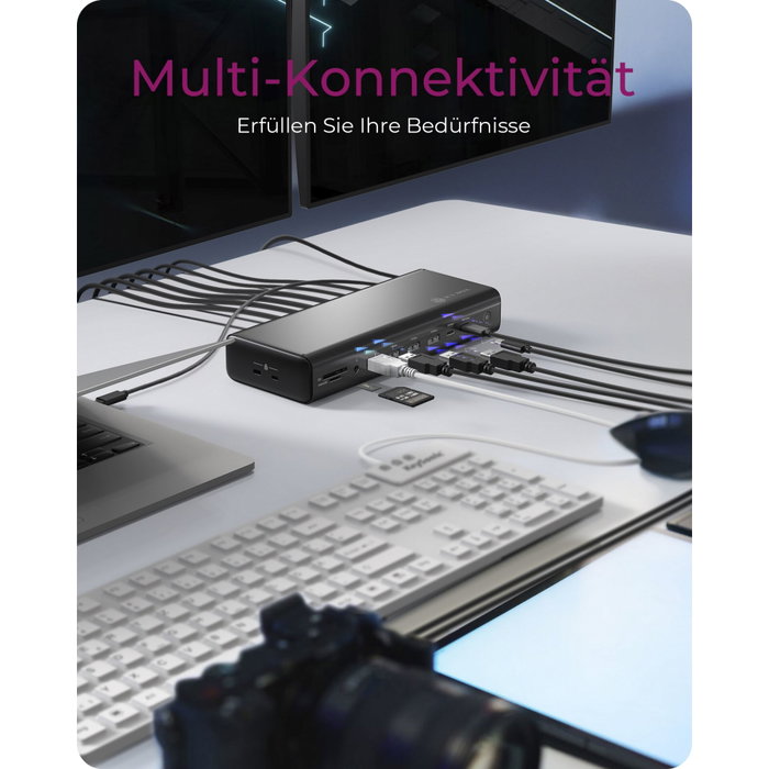 ICY BOX IB-DK7401-CU31 Multi Dockingstation 16-en-1
