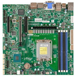 Super Micro Micro-ATX X13SAZ-F LGA 1700 para Intel 12ª, 13ª y 14ª Generación