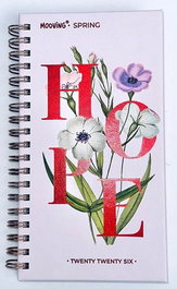 MOOVING Agenda Anual 2026 Spring Wire-O Tapa Extra Pocket Surtido