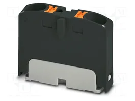 PHOENIX CONTACT PTFIX 2X4 BK Conector de carril 32A 800V