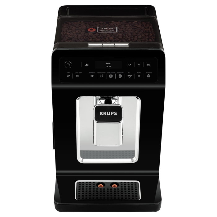Krups Evidence EA8918 Máquina de café espresso automática con molinillo y espumador de leche - Negra
